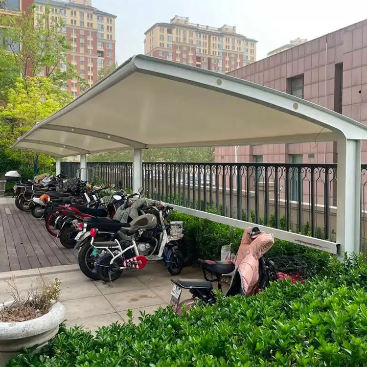 芜湖膜结构电动车棚